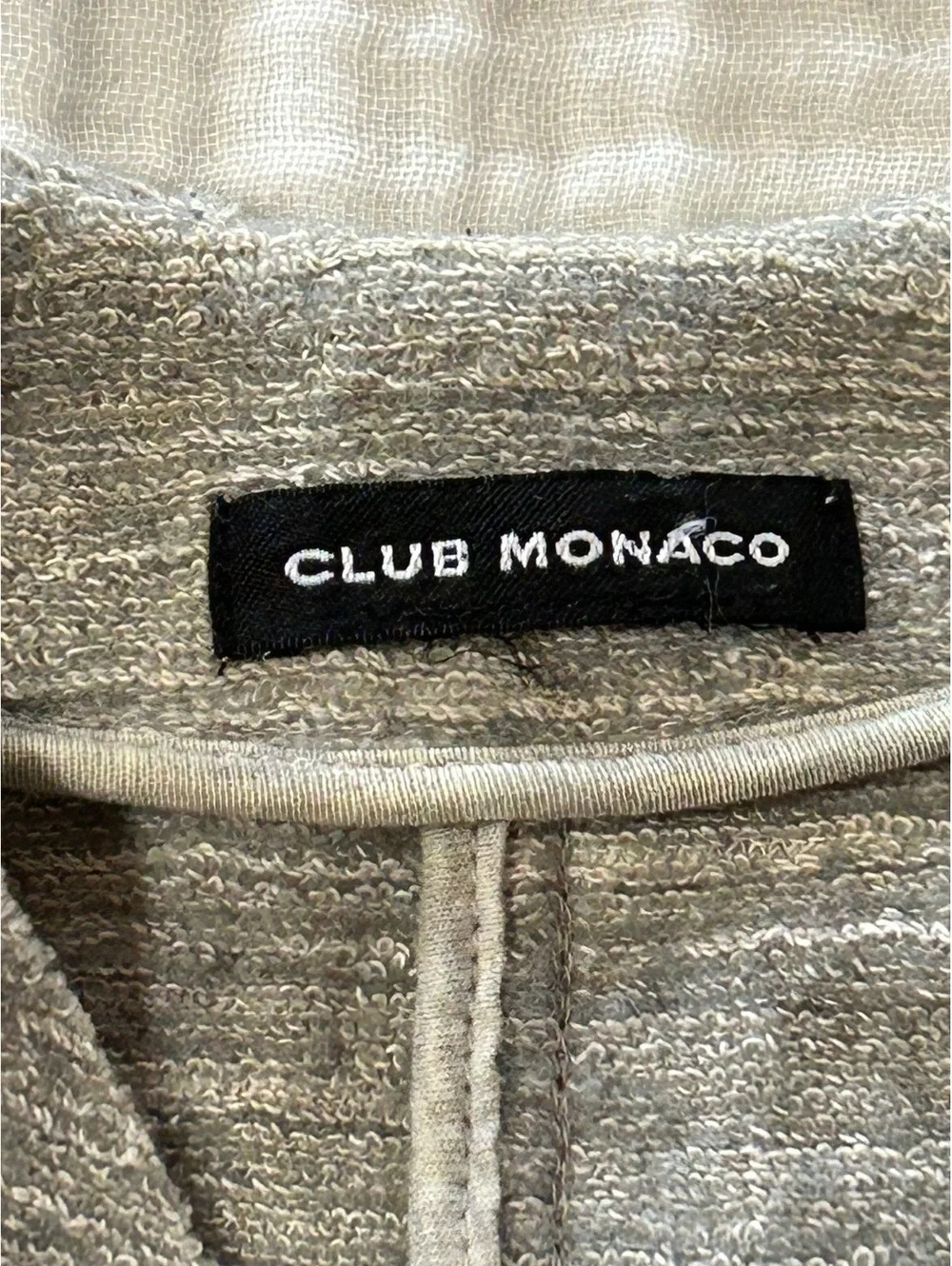 Club Monaco Asymmetrical Gray Blazer Jacket
